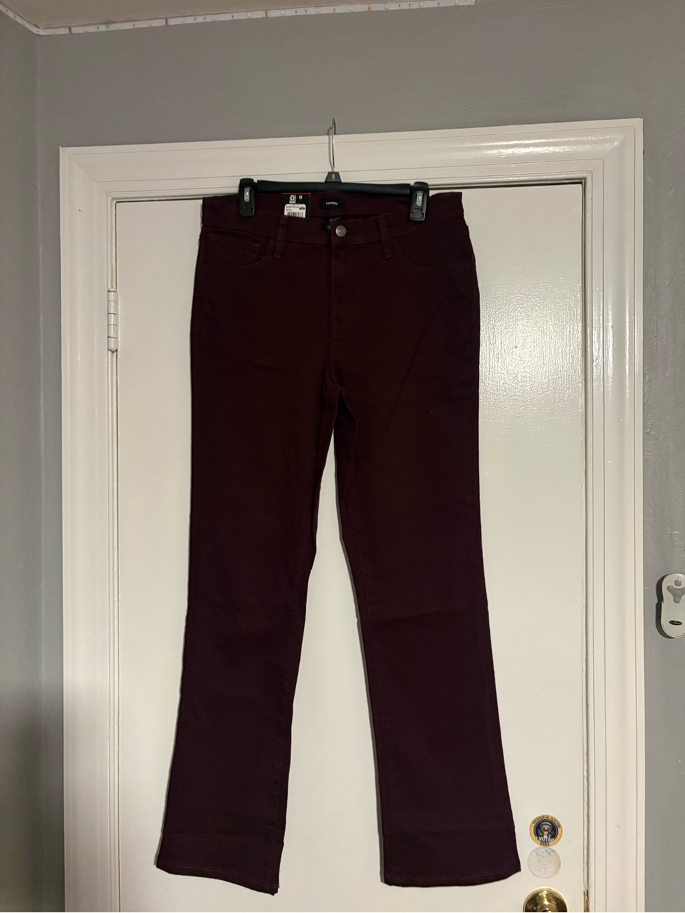NWT Express Wine Wash Bootcut Jeans Size 14 MSRP $98
